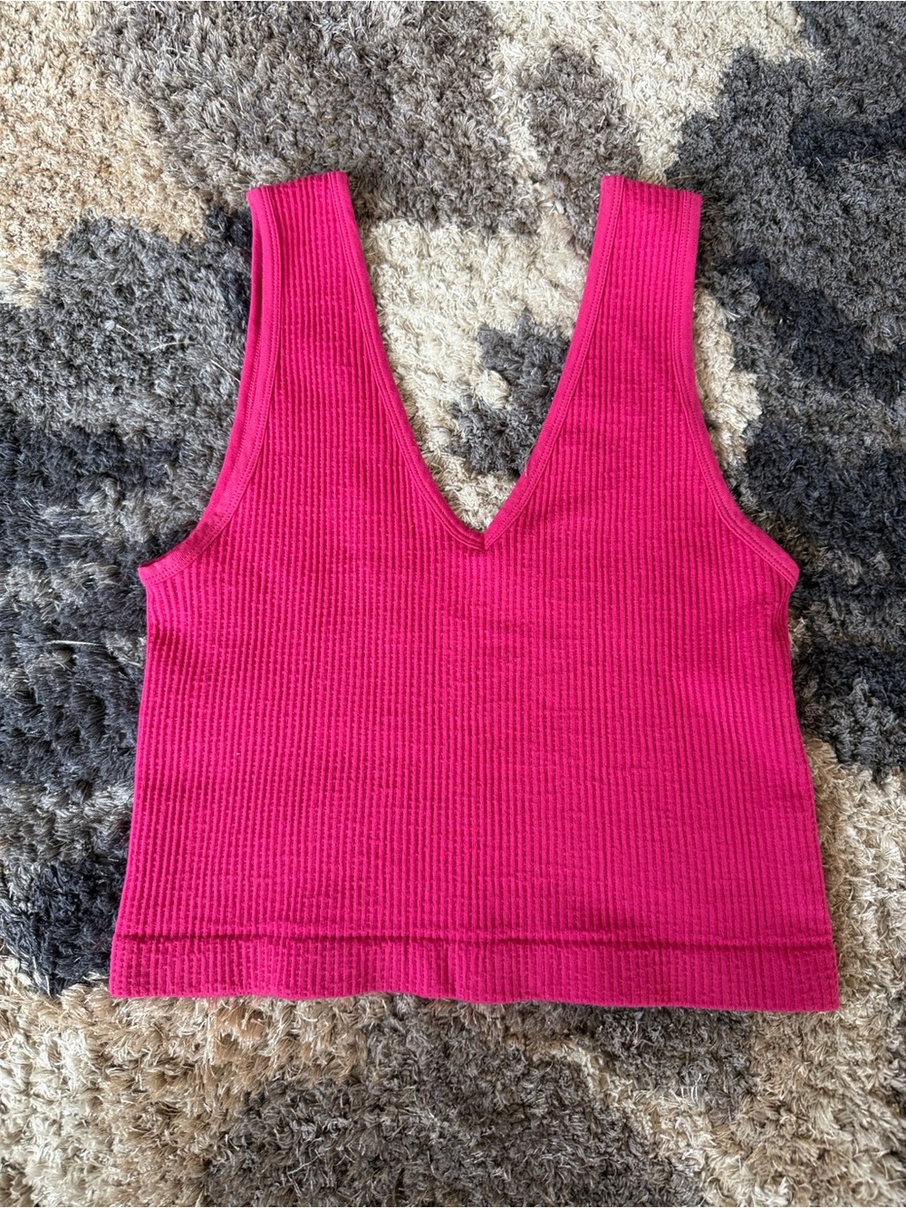 By Together Women’s V-Neck/U-Neck Brami Fine Line Crop Tank Top